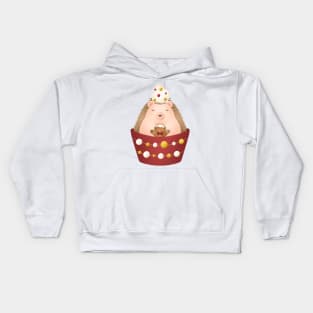 PRICKLY CUPCAKE Kids Hoodie